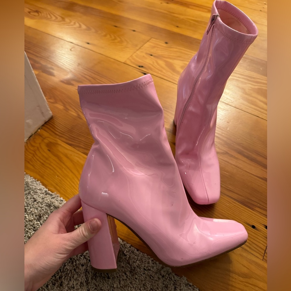 Steve Madden pink boots